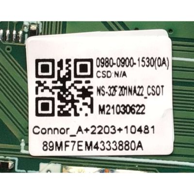 MAIN PARA TV INSIGNIA HD SMART FIRE TV / NUMERO DE PARTE 0980-0900-1530 / TD.T950.67 / NS-32F201NA22_CSOT / M21030622 / 89MF7EM4333880A / DISPLAY ST3151A07-2 Ver.2.4 / MODELO NS-32F201NA22 - Imagen 2